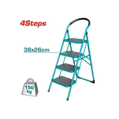 Սանդուղք մետաղյա 4 քայլ TOTAL THLAD09041