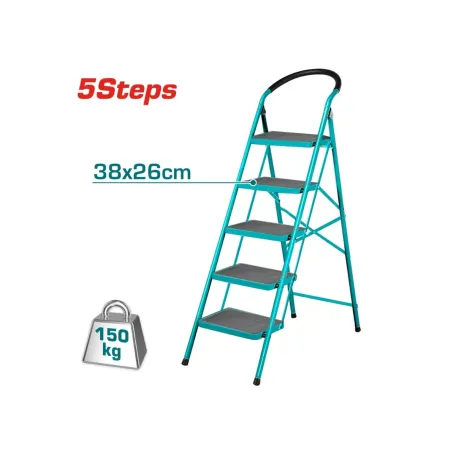 Սանդուղք մետաղյա 5 քայլ TOTAL THLAD09051