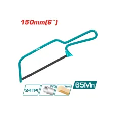 Սղոց մետաղի փոքր TOTAL 150մմ THMHF1501