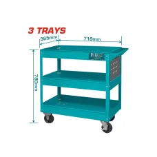 Գործիքների սայլակ եռահարկ TOTAL THPTC301