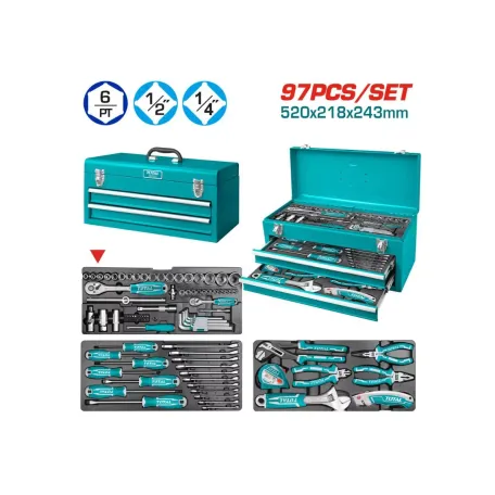 Գործիքների հավաքածու TOTAL THPTCS70971 97կտոր Գործիքների հավաքածու TOTAL THPTCS70971 97կտոր