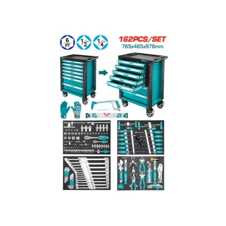 Գործիքների հավաքածու TOTAL THPTCS71621 162կտոր Գործիքների հավաքածու TOTAL THPTCS71621 162կտոր