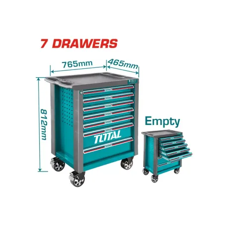 Գործիքների պահարան 7 դարակներով  TOTAL THRC01071