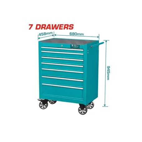 Գործիքների պահարան 7 դարակներով TOTAL THRC02071P Գործիքների պահարան 7 դարակներով TOTAL THRC02071P