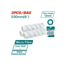 Ներկագլանների հավաքածու ներքին աշխատանքների համար 3 հատ 230մմ TOTAL THRC56091203