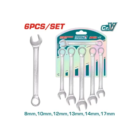 Համակցված բանալիներով հավաքածու 6կտոր TOTAL THT102266