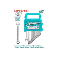 Համակցված բանալիների հավաքածու 12 հատ 8-19մմ TOTAL THT102RK0126