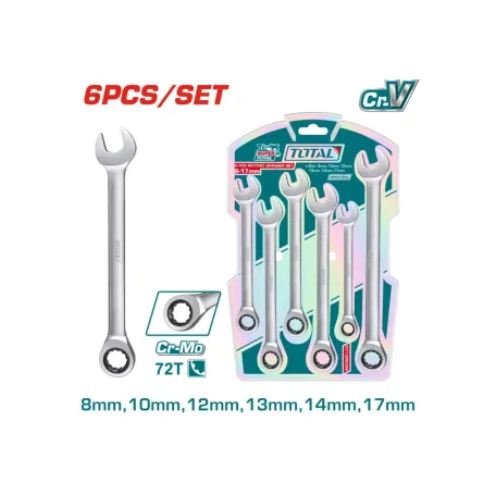 Բանալիների հավաքածու 6 հատ TOTAL THT102RK566