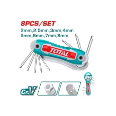 Վեցանկյուն գլխիկների հավաքածու TOTAL THT1061836 Վեցանկյուն գլխիկների հավաքածու TOTAL THT1061836