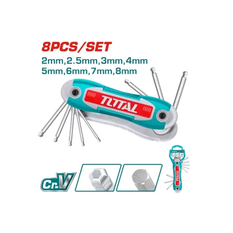 Վեցանկյուն գլխիկների հավաքածու TOTAL THT1061836