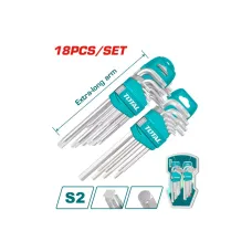 Վեցանկյուն և աստղաձև բանալիներ հավաքածու TOTAL THT106KT0181