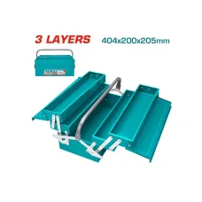 Գործիքի տուփ 3հարկ TOTAL THT10702