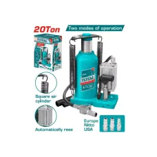 Հիդրավլիկ շշաձև դոմկրատ օդով 20 տոննա TOTAL THT109206