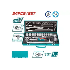 Ճռիկի հավաքածու 24կտոր TOTAL THT121242 Ճռիկի հավաքածու 24կտոր TOTAL THT121242