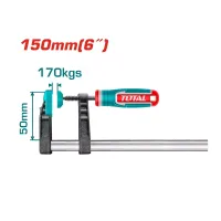 150մմx50մմ Սեղմիչ F TOTAL THT1320501 150մմx50մմ Սեղմիչ F TOTAL THT1320501