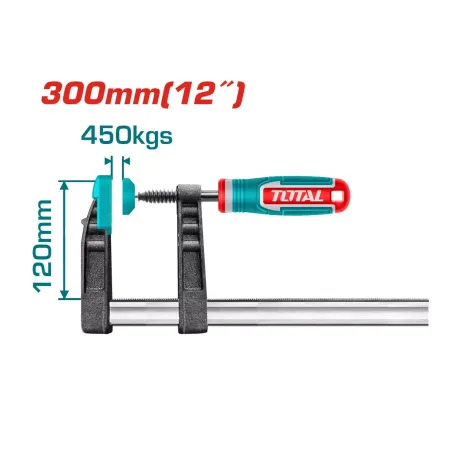 300մմx120մմ Սեղմիչ F TOTAL THT1321201