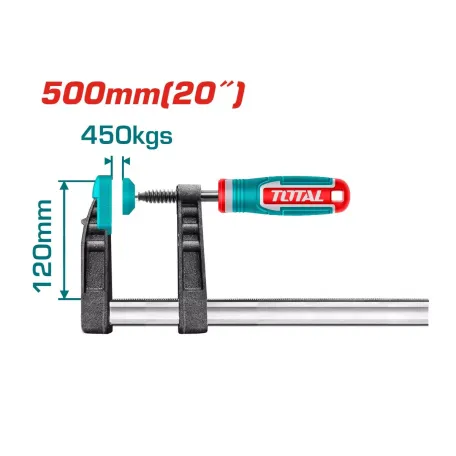 500մմx120մմ Սեղմիչ F TOTAL THT1321203