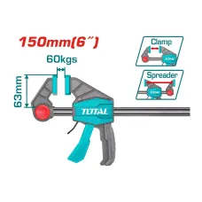 Սեղմիչ 63*150մմ TOTAL THT1340601