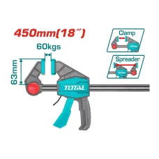 Սեղմիչ 63*450մմ TOTAL THT1340603