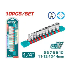 Գլխիկների հավաքածու 10կտոր 1/4