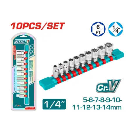 Գլխիկների հավաքածու 10կտոր 1/4