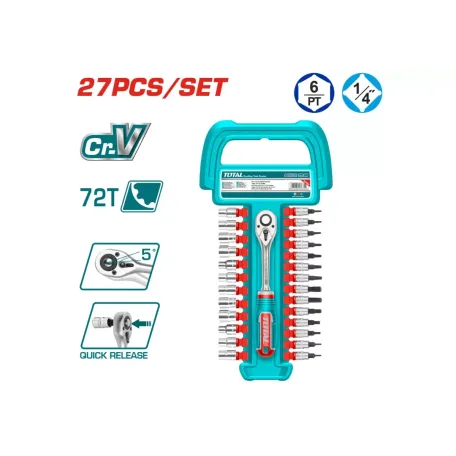 Գլխիկների հավաքածու 27 կտոր TOTAL THT141271