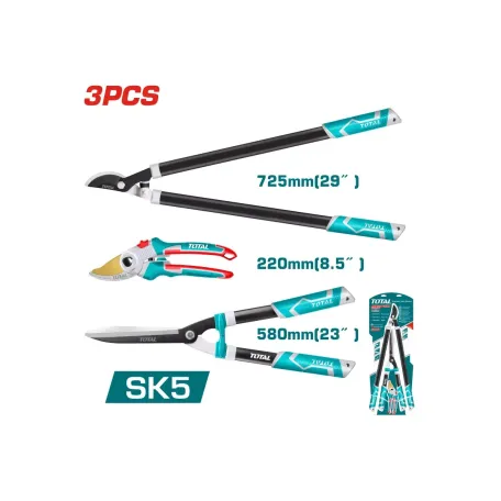 Էտի մկրատների հավաքածու 3 կտոր TOTAL THT1576033