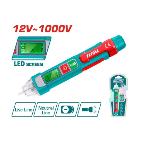 Տեստեր փոփոխական լարման 12-1000Վ TOTAL THT210003