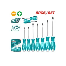 Պտուտակահանների հավաքածու 9 հատ TOTAL THT250609