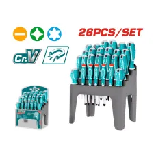 Պտուտակահանների հավաքածու 26կտոր TOTAL THT250626