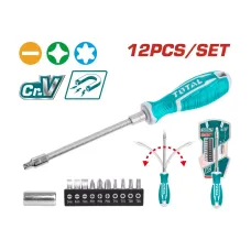 Պտուտակահանի հավաքածու TOTAL THT250FL1206 Պտուտակահանի հավաքածու TOTAL THT250FL1206