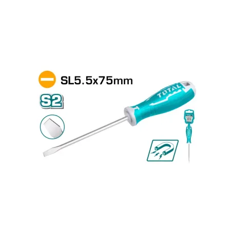 Պտուտակահան տափակ 5,5*75 TOTAL THT265075