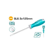 Տափակ պտուտակահան 6,5*125մմ S2 TOTAL THT266125 Տափակ պտուտակահան 6,5*125մմ S2 TOTAL THT266125