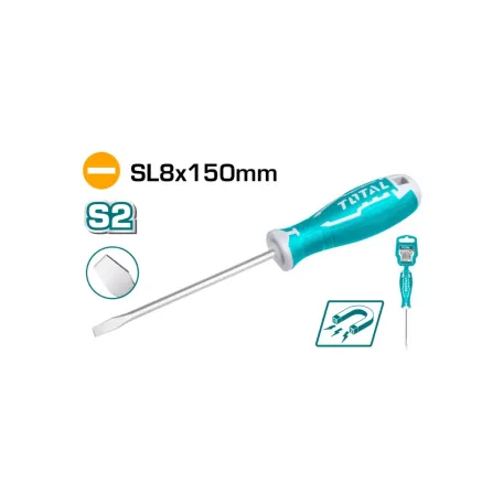 Պտուտակահան տափակ 8*150մմ TOTAL THT268150 Պտուտակահան տափակ 8*150մմ TOTAL THT268150