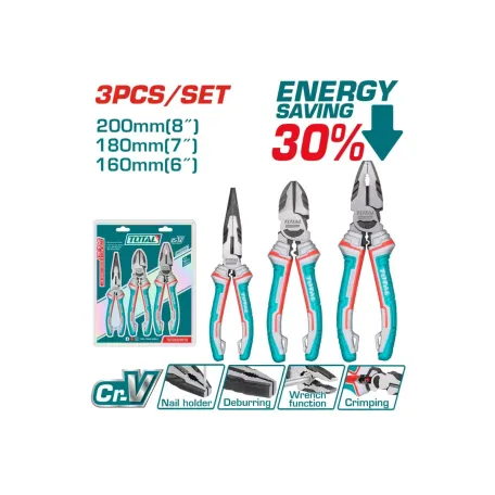 Հավաքածու հարթաշուրթերի 3կտոր TOTAL THT2K0301S