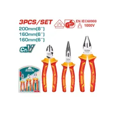 Դիէլեկտրիկի հարթաշուրթերի հավաքածու 1000V 3կտոր TOTAL THT2K0302