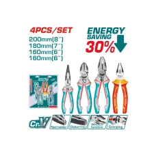 Հարթաշուրթերի հավաքածու 4կտոր TOTAL THT2K0456