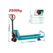 Հիդրավլիկ սայլակ ռոխլի 2500կգ TOTAL THT301251 Հիդրավլիկ սայլակ ռոխլի 2500կգ TOTAL THT301251