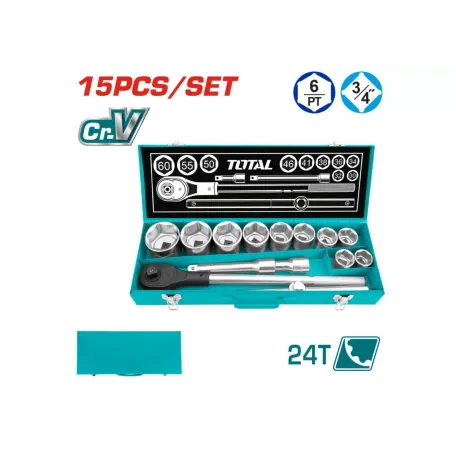 Գլխիկների հավաքածու 3/4 15կտ. TOTAL THT341151