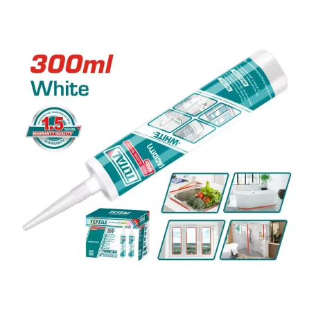 Սիլիկոն սպիտակ 300մլ TOTAL THT3511