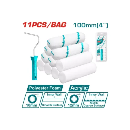 Ներկագլանի հավաքածու պոչով TOTAL THT81121001