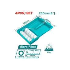 Ներկագլանակների հավաքածու 230մմ TOTAL THT811223041