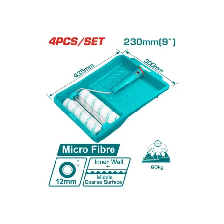 Ներկագլանակների հավաքածու 230մմ TOTAL THT811223041
