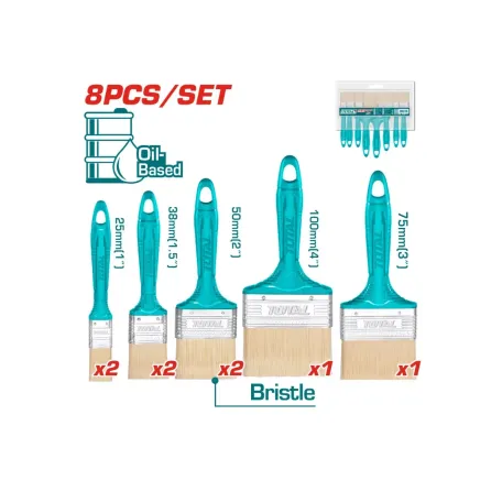 Վրձնի հավաքածու 8 կտոր TOTAL THT8450801