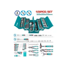 Գործիքների հավաքածու TOTAL THTCS121081 108 կտոր Գործիքների հավաքածու TOTAL THTCS121081 108 կտոր
