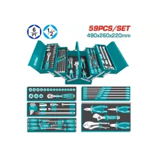Գործիքների հավաքածու TOTAL THTCS12591 59կտոր Գործիքների հավաքածու TOTAL THTCS12591 59կտոր