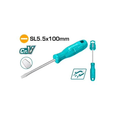 Պտուտակահան տափակ TOTAL THTDC2146