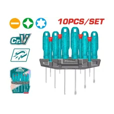 Պտուտակահանների հավաքածու 10կտոր TOTAL THTDC251001