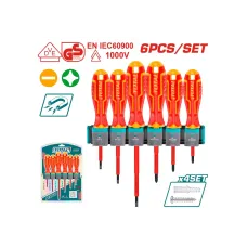 Պտուտակահանի հավաքածու դիէելեկտրիկ TOTAL THTIS566 Պտուտակահանի հավաքածու դիէելեկտրիկ TOTAL THTIS566