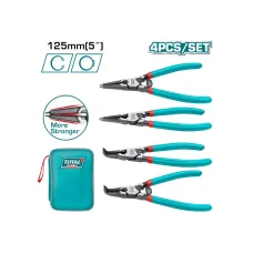 Աքցանների հավաքածու 4 կտոր TOTAL THTJ214041